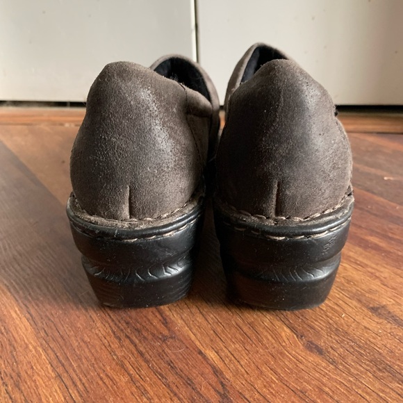 boc Grey Suede Clogs - Picture 3 of 6